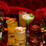Selection of cocktails served at Raspoutine Dubai