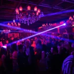 Crowded dance floor at Raspoutine Dubai nightclub
