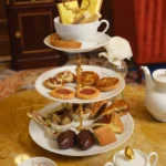 Afternoon tea selection served at the Ritz Paris
