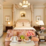 Elegant luxury bedroom with classic French decor at the Ritz Paris