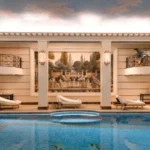 Indoor swimming pool at the Ritz Paris