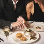 Guests enjoying an elegant fine dining experience at Scott's Mayfair