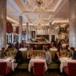 Elegant main dining room at Scott's Mayfair
