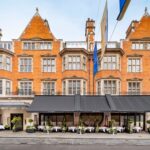 Scott's Mayfair restaurant facade and entrance in Mayfair, London