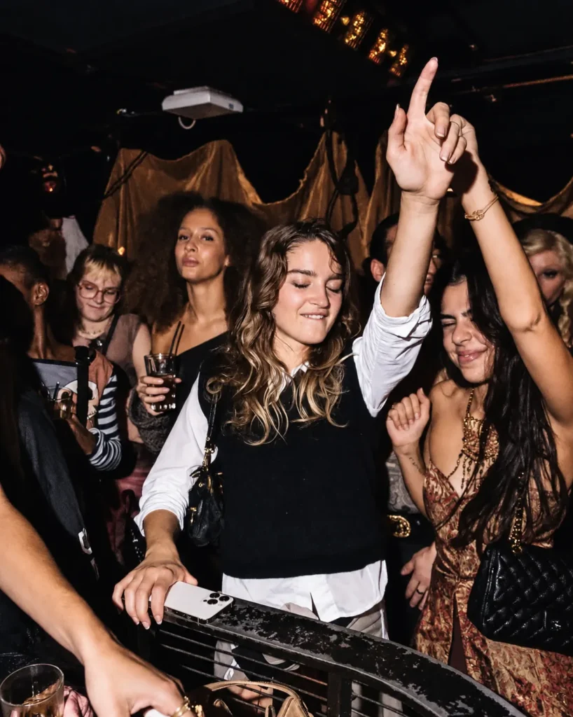Crowd dancing at Silencio Club Paris