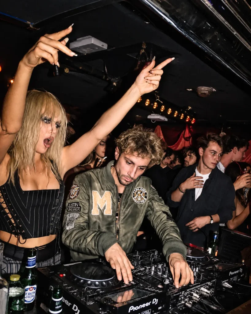 DJ performing for the crowd at Silencio Club Paris