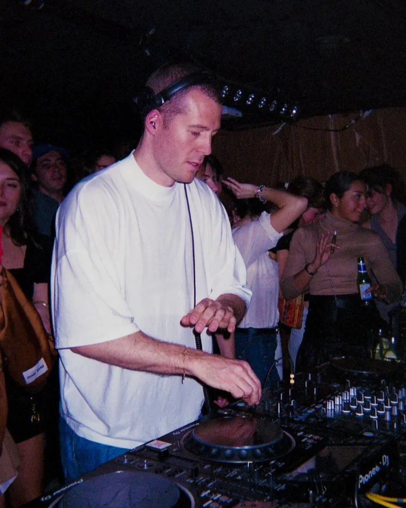 DJ performing in the booth at Silencio Club Paris