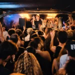 Crowd enjoying a live night at Silencio Club Paris