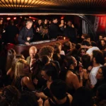 Crowd enjoying the nightlife at Silencio Club Paris
