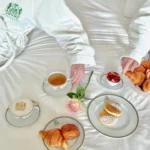Breakfast spread served at Le Bristol Paris